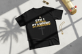 Faithline Still Standing Tee in Ember Black