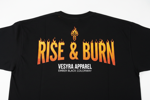 Rise & Burn Tee — Back